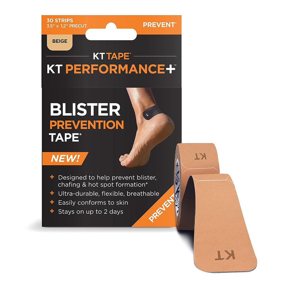 KT Tape Performance And Blister Prevention Tape For Athletes, Breathable, 30 Ea